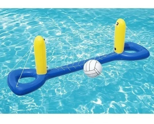 Imagen 2 de 6 de Set De Voley Inflable Flotante Con Red Y Pelota Bestway