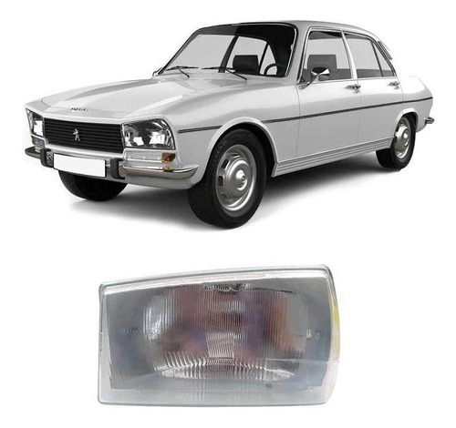 Semioptica Peugeot 504 87= Izq. Lampara P43