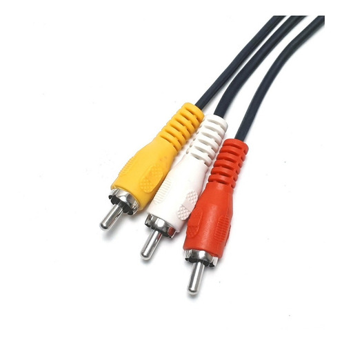 Kit 10 Cabo P2 4c + 3 Rca Niquel (g/v/a/a) 1,5m