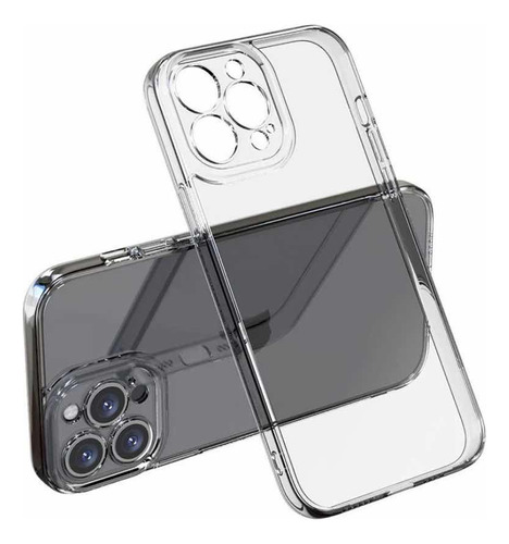 Estuche Transparente Space Resistente A Golpes Para iPhone