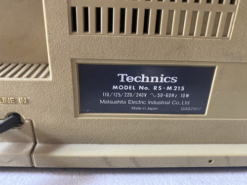 Cassette Deck Technics (Usado)