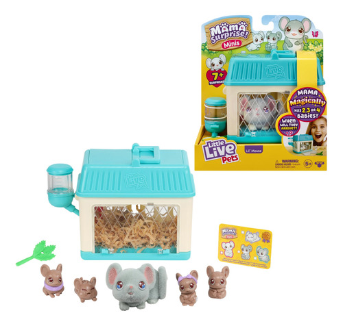 Miniaturas Mama Surprise De Toy Little Live Pets Con Bebés D