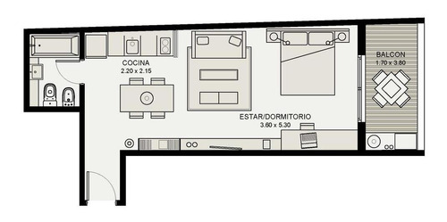 Imagen 3 de 5 de Luminosos Departamentos En Venta A Estrenar En Tigre