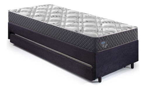 Bicama Box Solteiro 96x203 Com Colchão Adapto Ecoflex