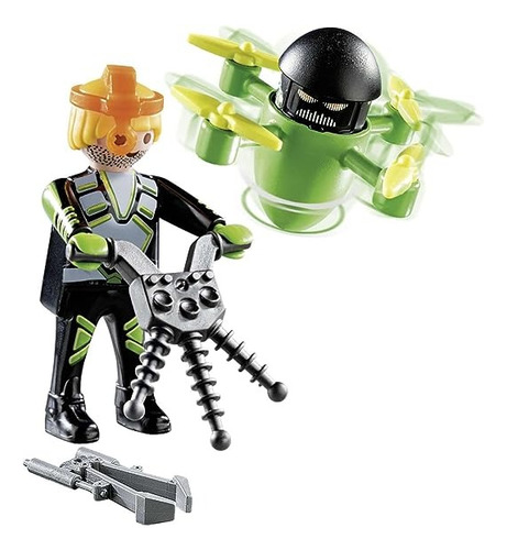 Agente Con Dron - Playmobil Special Plus 70248 (Usado)