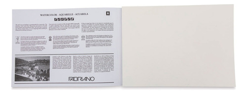 Fabriano 1264 Block Acuarela Dibujo 11x15 In 300 Gsm 30h