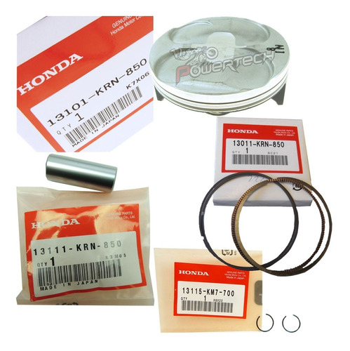 Kit Piston Original Honda Crf 250 06 - 07 / Cut