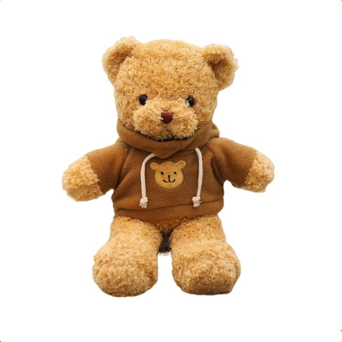 Osito Peluche Sudadera Marrón 30cm