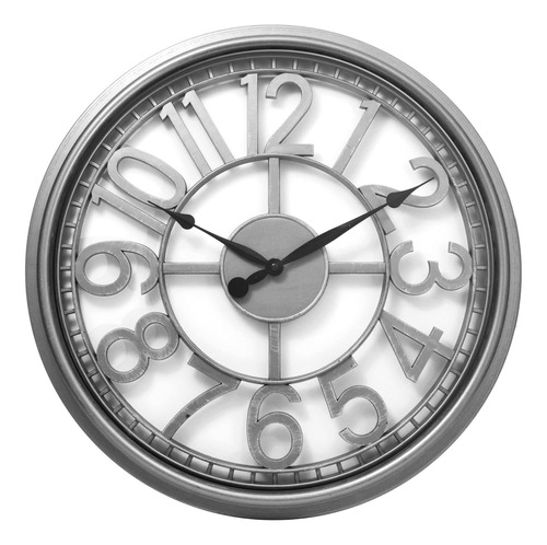 Reloj De Pared Transparente Westclox S De 20 Pulgadas Con Ca