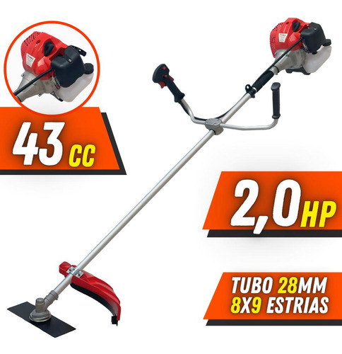 Podador De Grama À Gasolina Anmax Cg430p-tb Alta Rotação