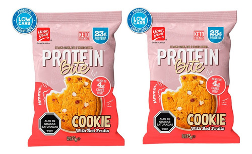 Cookie De Proteinas Yourgoal Protein Bite 8u Red Fruits Chip