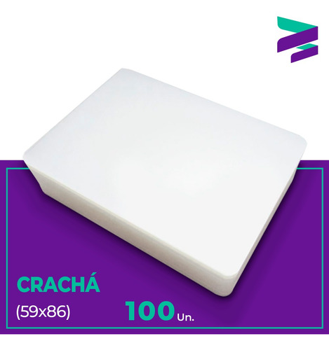 Plástico Transparente Durável P/ Plastificar Crachás - 100un