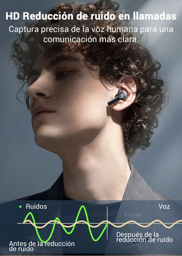 Vanir Audífonos Inalámbricos Bluetooth Para Correr, Gamer Y Deporte - Top 10 Mejores Auriculares Inalámbricos Compatible Con iPhone Y Android