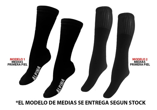 Conjunto Termico Alpina + Guantes + Cuello + 2p Medias - Sti
