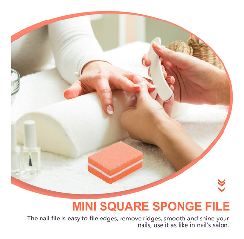 Lima De Esponja Para Pulir Uñas Mini 50