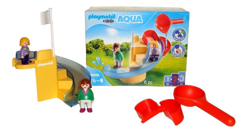 Playmobil 123 Aqua 70270 Tobogan Acuatico Caja Abierta Leer
