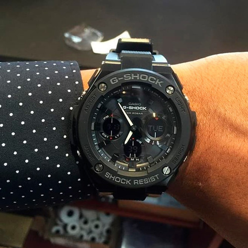 Relógio Casio G-shock Masculino G-steel Gst-s100g-1bdr Preto