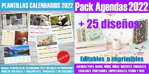 Kit Imprimibles Agendas Virtuales