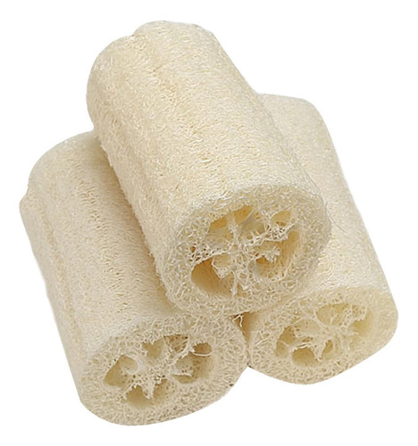 Esponja De Lufa Natural Paquete De 3 Estropajos De Ducha