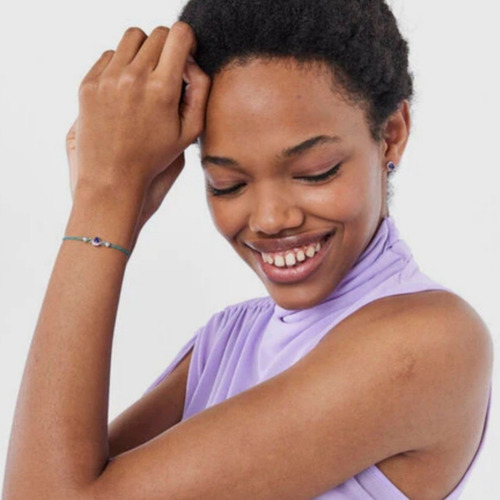 Pulsera De Cordón Turquesa Con Lapislázuli Y Esmalte Tous