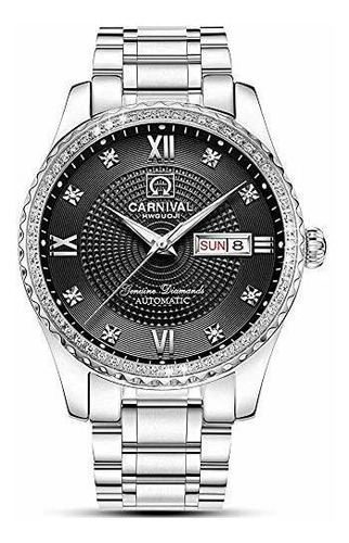 Mens Relojes Automaticos De Lujo Mesa De Diamantes Reloj De