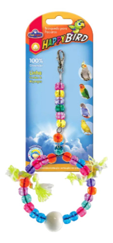 Brinquedo P/ Calopsita Balanço Argola Pequeno - Pet Injet Cor Colorido