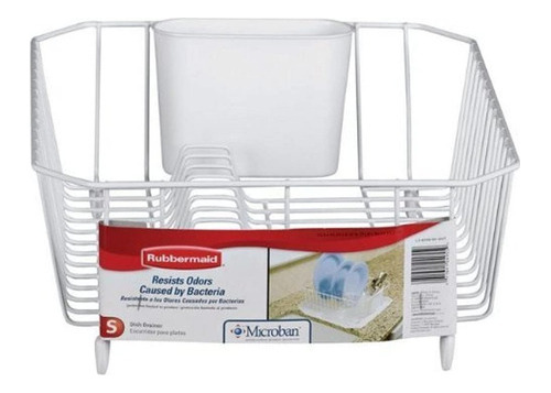 Rubbermaid 6008arwht Escurridor Blanco Doble Fregadero