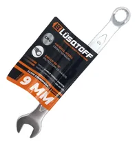 Comprar Llave Fija Combinada 9 Mm Color Plateado Lüsqtoff L3003