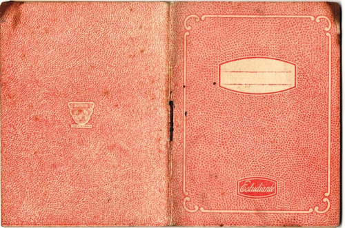 Mini Cuaderno De Colección Marca Estudiante Edición Año 1930