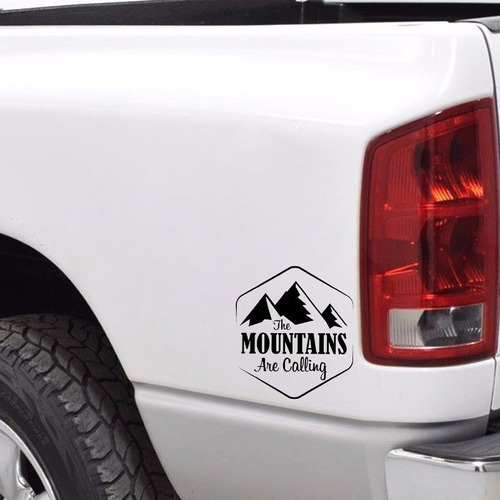 Calco Sticker Montañas Ploteo Auto Camioneta 4x4 Off Road