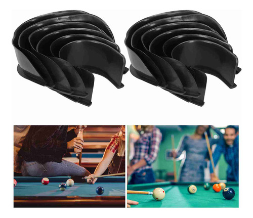 Esquineros De Mesa De Pool, Color Negro, 4 Juegos