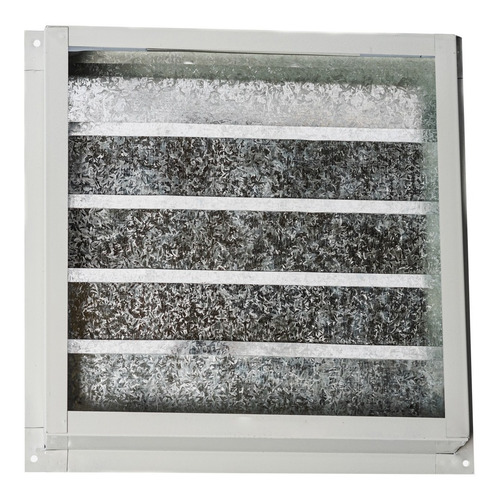 Persiana Metálica Móvil Extractor De Aire 45 Cm Baño/cocina Gatti Ventilación