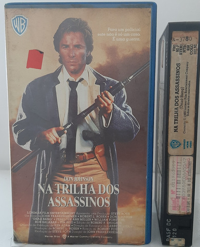 Vhs - Na Trilha Dos Assassinos - 1989 - Warner Bros. (Usado)