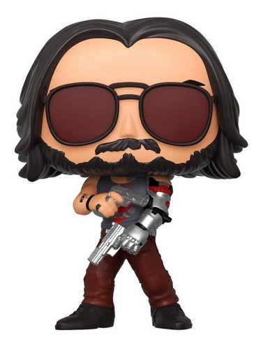 Imagen 1 de 3 de Funko Pop! Cyberpunk 2077: Johnny Silverhand Con Arma