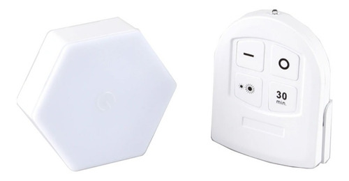 Juego 3 Luces Led Hexagonal Para Ensamble Con Control Remoto
