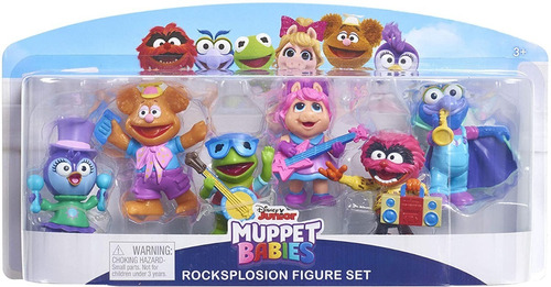 Juego  6 Figuras Rocksplosion De Disney Junior Muppet Babies