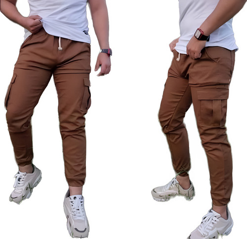 Pantalón Cargo Para Hombre Tipo Jogger Moztasa
