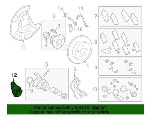 Actuador De Freno De Estacionamiento Assy 46310-33010 Para