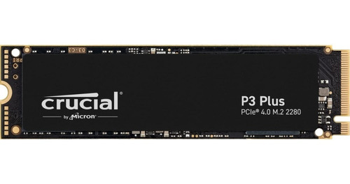 Ssd Crucial P3 Plus - 500gb - M.2 - Pcie 4.0 Nvme 4700 Mb/s 