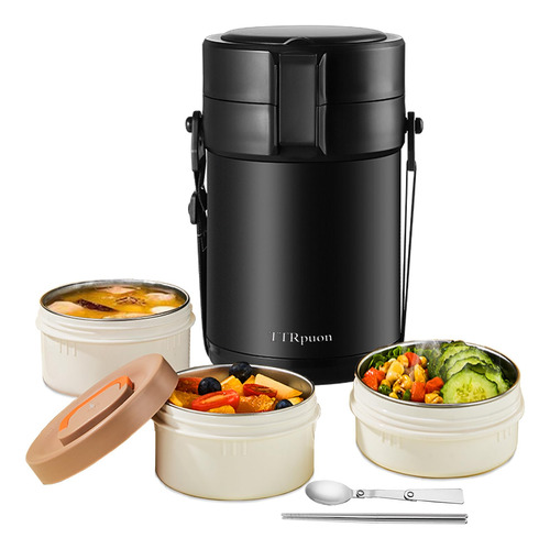 Ttrpuon Contenedor Termo De 82 Oz Para Comida Caliente, Cont