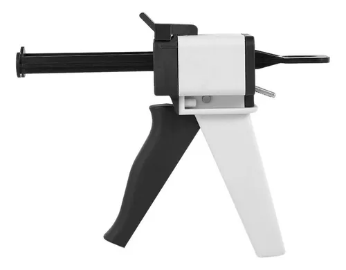  Pistola de inyección de goma de silicona dental Material de  impresión de silicona Cuerpo ligero pistola dispensadora (White-1: 1/2: 1)  : Industrial y Científico