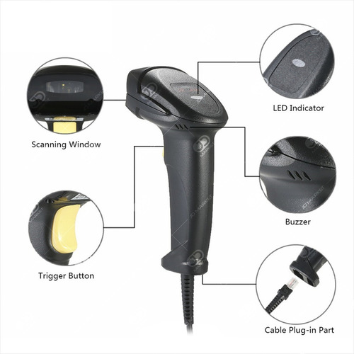 Imagen 3 de 7 de Lector/escaner 3bumen Usb Código De Barras 2d, Programable