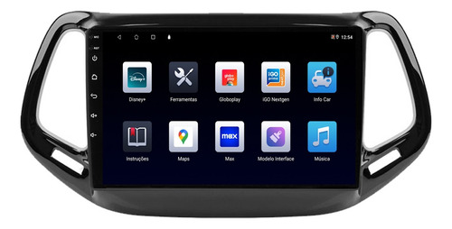 Multimidia Compass 9p Adak G2 Android 14 Carplay 2gb 64gb