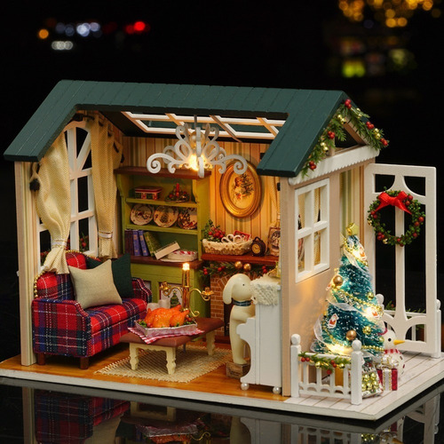 ... Caja De Muñecas De Navidad En Miniatura Diy