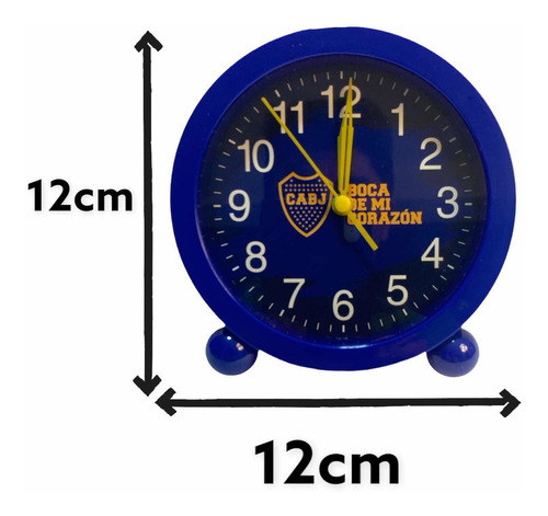 Reloj Despertador Racing Club Oficiales Para Regalar/se Y+++ Color Azul