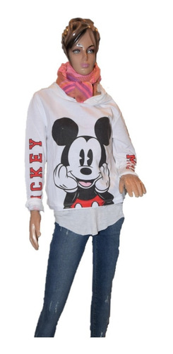 47 Street Buzo Mickey Blanco Estampado Promo