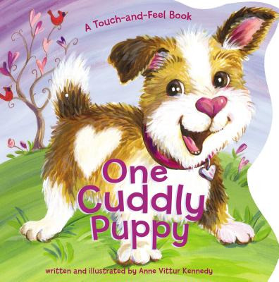 Libro One Cuddly Puppy: A Valentine's Day Counting Touch-...