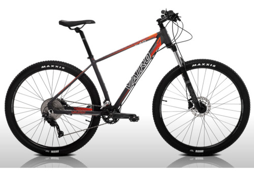 Bicicleta Mtb Vairo Xr 5.0 1x11 Shimano Deore R29 2025 Color Gris rojo Tamaño del Cuadro S