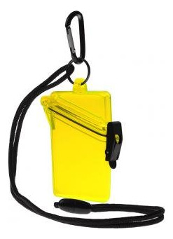 See It Safe Impermeable Amarillo Id Badge Soporte Sport