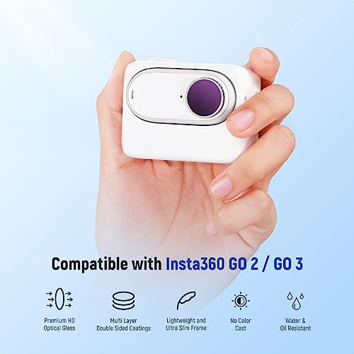 Neewer Filtro Nd Compatible Con Insta360 Go 2/go 3, Paquete